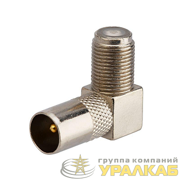 Переход гнездо F-штекер TV угловой (уп.50шт) PROCONNECT 