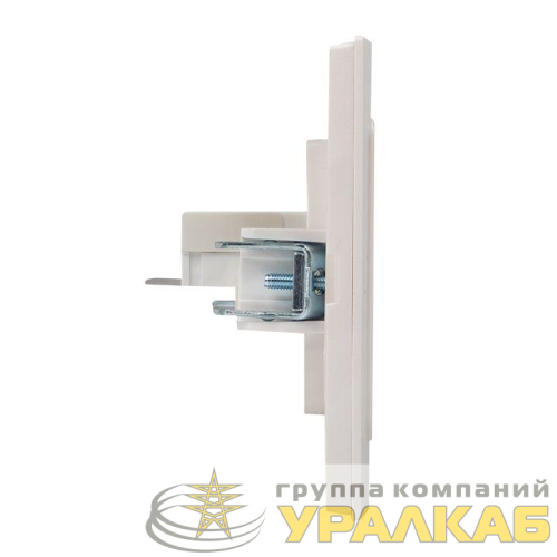 Розетка компьютерная 1-м Стокгольм RJ45 механизм бел. PROxima EKF 