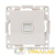 Розетка компьютерная 1-м Стокгольм RJ45 механизм бел. PROxima EKF 