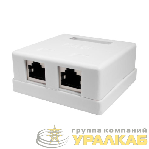 Розетка компьютерная 2м 8P8C (RJ-45) FTP кат.5E SUPRLAN 