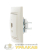 Розетка компьютерная 1-м СП Mira RJ45 крем./крем.. LEZARD Розетка компьютерная 1-м СП Mira RJ45 крем./крем.. LEZARD