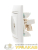 Розетка компьютерная + телефонная 2-м СП Mira RJ45 + RJ11 бел./бел. LEZARD 