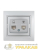 Розетка компьютерная + телефонная 2-м СП Mira RJ45 + RJ11 сер. метал. LEZARD Розетка компьютерная + телефонная 2-м СП Mira RJ45 + RJ11 сер. метал. LEZARD