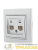 Розетка компьютерная 2-м СП Mira RJ45 сер. метал. LEZARD Розетка компьютерная 2-м СП Mira RJ45 сер. метал. LEZARD