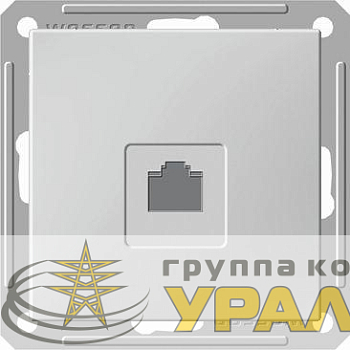 Розетка компьютерная 1-м СП W59 RJ45 кат.5E механизм бел. SE 