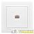 Розетка компьютерная 1-м СП Минск RJ45 бел. Basic EKF 