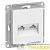 Розетка компьютерная 2-м AtlasDesign RJ45 кат.5E механизм бел. SE 