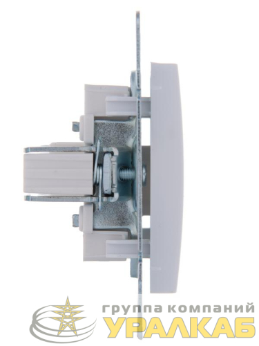 Розетка компьютерная 1-м СП Karina RJ45 механизм бел. LEZARD 