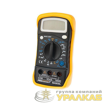 Мультиметр портативный MAS830L (DT850L) PROCONNECT 