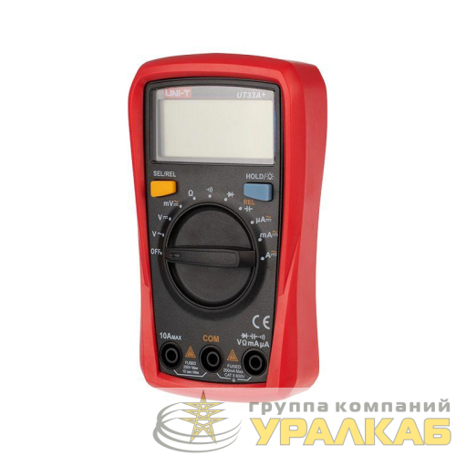 Мультиметр портативный UT33A+ с автовыбором диапазона емкость UNI-T 