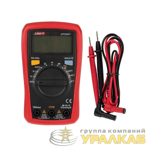 Мультиметр портативный UT33A+ с автовыбором диапазона емкость UNI-T 