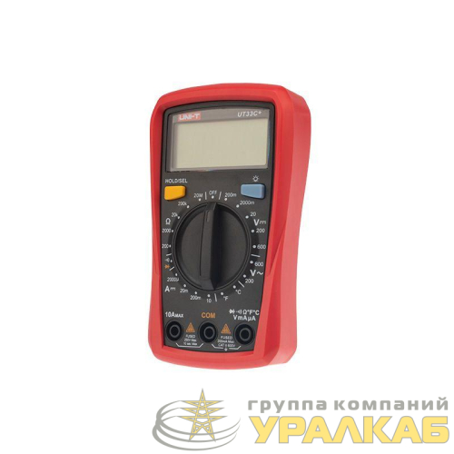 Мультиметр портативный UT33C+ с измер. температуры прозвонка UNI-T 