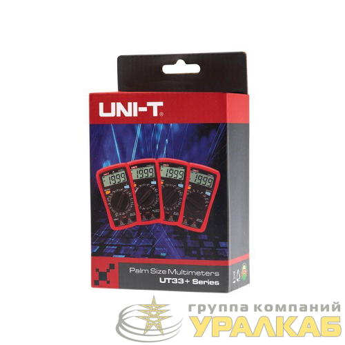 Мультиметр портативный UT33C+ с измер. температуры прозвонка UNI-T 
