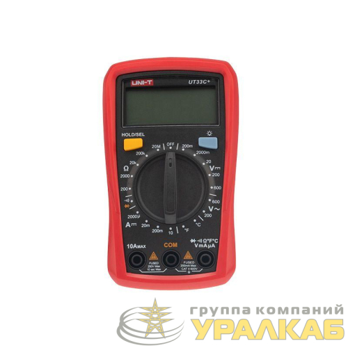 Мультиметр портативный UT33C+ с измер. температуры прозвонка UNI-T 