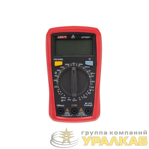 Мультиметр портативный UT33D+ NCV + прозвонка UNI-T 