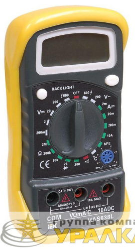 Мультиметр цифровой Master MAS838L IEK 