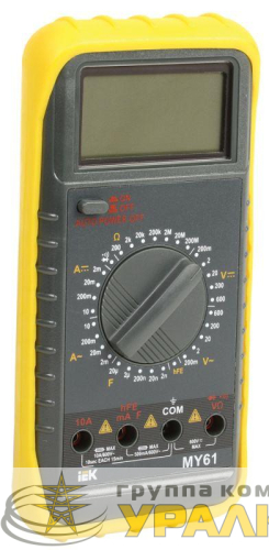 Мультиметр цифровой Professional MY61 IEK 