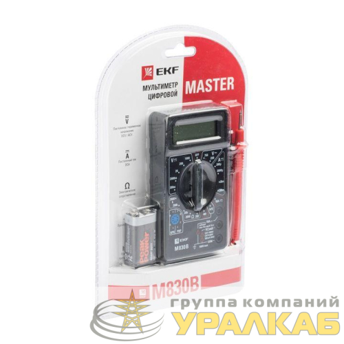 Мультиметр цифровой M830B Master EKF 