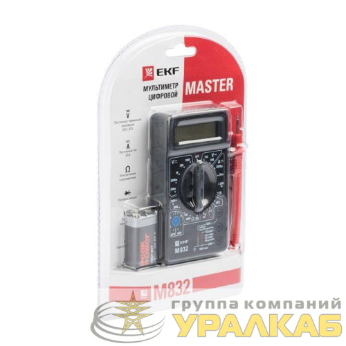 Мультиметр цифровой M832 Master EKF 