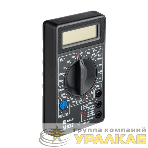 Мультиметр цифровой M832 Master EKF 