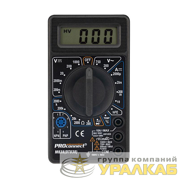 Мультиметр портативный M838 (DT838) PROCONNECT 