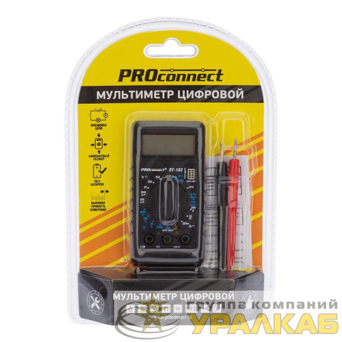 Мультиметр портативный М-182 (DT-182) PROCONNECT 