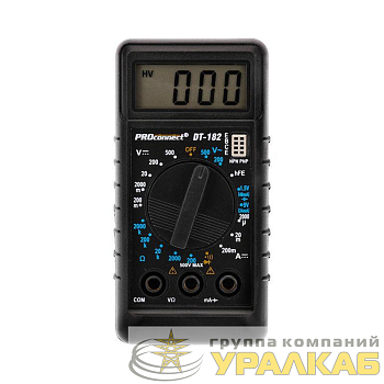 Мультиметр портативный М-182 (DT-182) PROCONNECT 