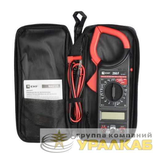 Клещи токовые цифровые 266F Master EKF 