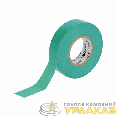Изолента ПВХ профессиональная 0.18х19мм 20м зел. Kranz 