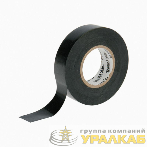 Изолента ПВХ профессиональная 0.18х19мм 20м черн. Kranz 