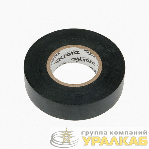 Изолента ПВХ профессиональная 0.18х19мм 20м черн. Kranz 