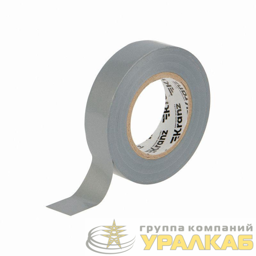 Изолента ПВХ 0.13х19мм 25м сер. Kranz 
