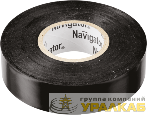 Изолента ПВХ 15мм (рул.20м) черн. NIT-B15-20/BL Navigator 