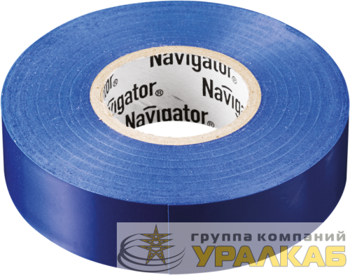 Изолента ПВХ 19мм (рул.20м) син. NIT-A19-20/B Navigator 