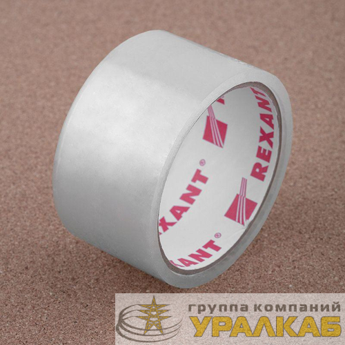 Скотч упаковочный 48ммx36м 50мкм прозр. Rexant 