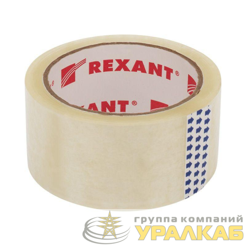 Скотч упаковочный 48ммx66м 50мкм прозр. Rexant 