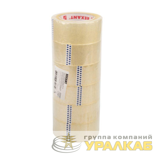 Скотч упаковочный 48ммx150м 50мкм прозр. Rexant 