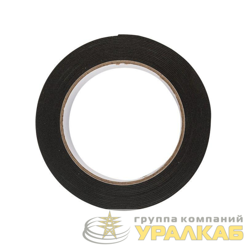 Скотч двухсторонний 30ммх5м зел. на черн. основе Rexant 