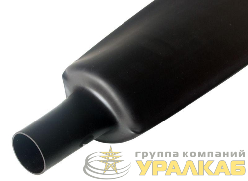 Трубка термоусадочная 120.0/60.0 1м черн. Rexant 