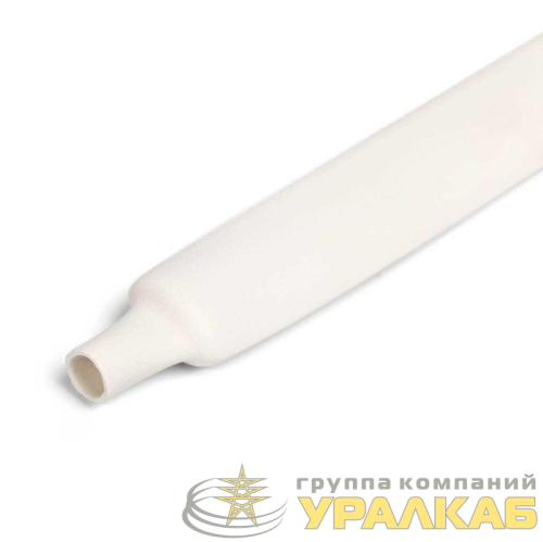 Трубка термоусадочная ТУТ (HF)-10/5 бел. (уп.50м) КВТ 