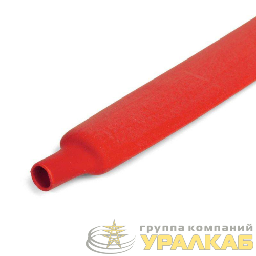 Трубка термоусадочная ТУТ (HF)-10/5 красн. (уп.50м) КВТ 