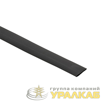 Трубка термоусадочная ТУТк с клеевым слоем нг 24/8 черн. 1м (уп.10м) PROxima EKF 