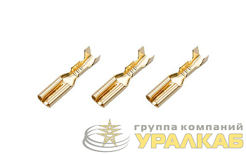 Клемма плоская (гнездо-3.6мм) 1-1.5кв.мм (DJ622-D2.8х0.5B) Rexant 