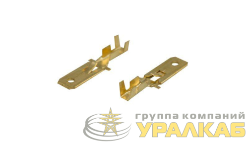 Клемма плоская (штекер-6.3мм) 1-1.5кв.мм (DJ611-6.3B) Rexant 