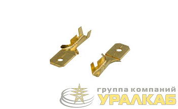 Клемма плоская (штекер-6.3мм) 1-1.5кв.мм (DJ617-6.3B) Rexant 