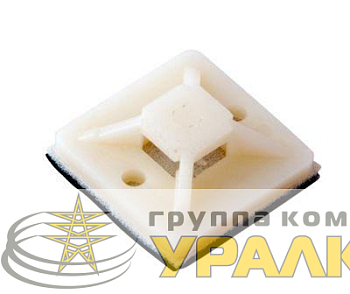 Площадка самоклеящаяся 20х20мм бел. (уп.100шт) Rexant 
