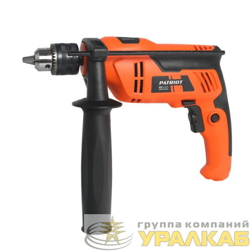 Дрель электрическая ударная FD 600h с ударом 710Вт 0-2800об/мин 44800уд/мин PATRIOT 
