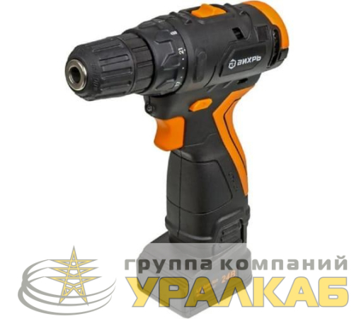 Дрель-шуруповерт аккумуляторная ДА-24Л-2К/Б (2.0 А/ч) (бесщеточный двигатель) Вихрь 