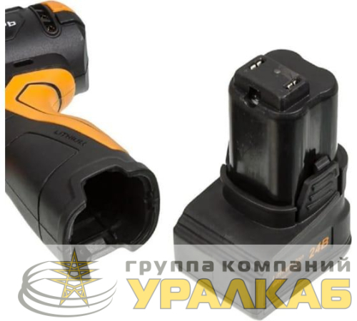 Дрель-шуруповерт аккумуляторная ДА-24Л-2К/Б (2.0 А/ч) (бесщеточный двигатель) Вихрь 