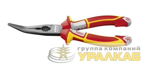 Длинногубцы диэлектрические угловые с резцом 205мм Felo 